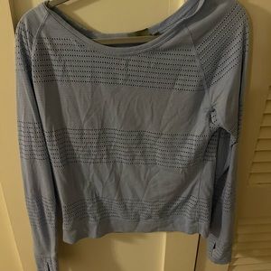 Athleta long sleeve workout top
